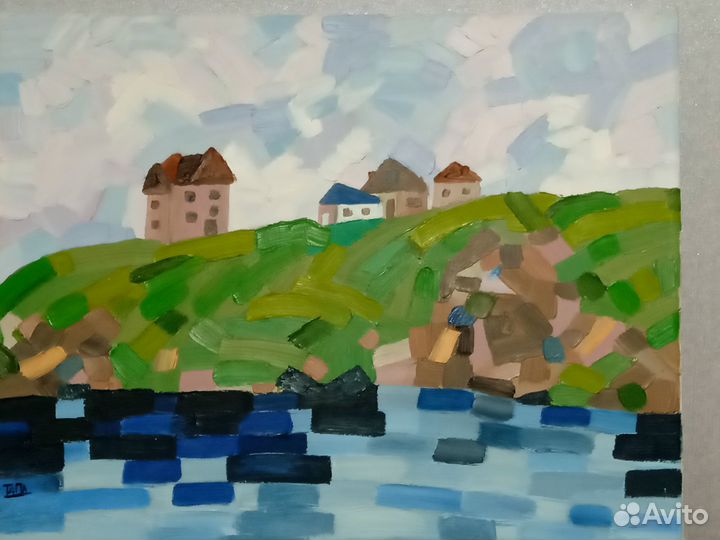 Картина холст масло 