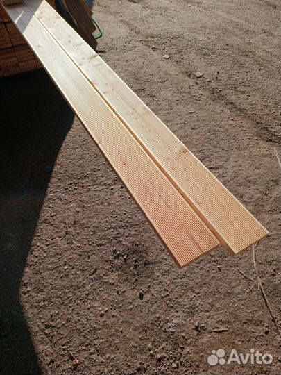 Террасная доска из лиственницы 28х140х6045 сорт ав