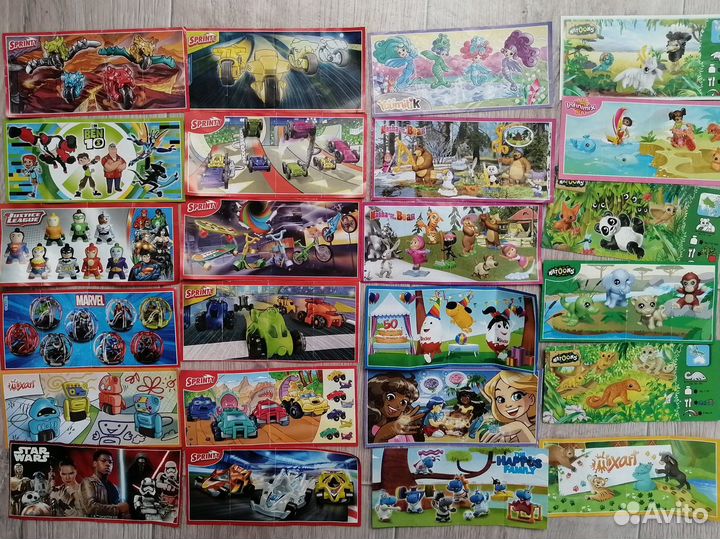 Вкладыши от Киндер игрушек