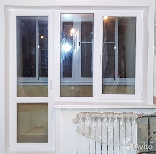 Дверь балконная в рассрочку