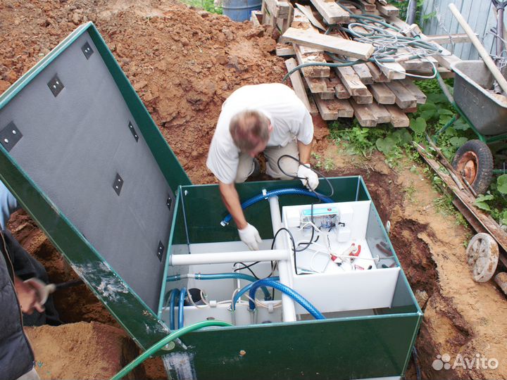 Септик био Альфа 5 с переливом