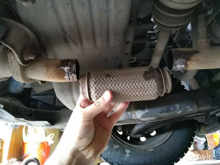 Замена гофры Opel Corsa 2010-2011