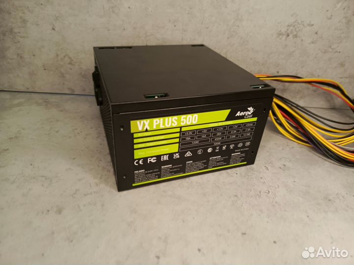 Блок питания AeroCool VX plus 500w