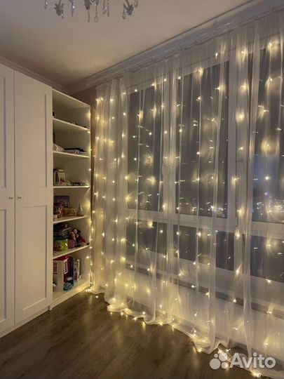 Новогодняя гирлянда штора оптом