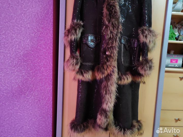 Дубленка натуральная женская 46 48