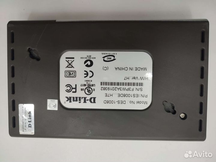Коммутатор D-link DES-1008D 8 портов