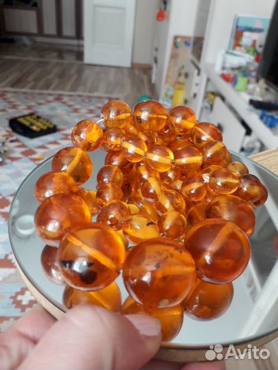 Янтарные бусы СССР