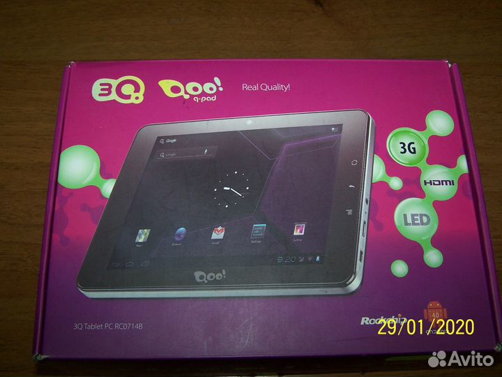 Планшет 3Q Tablet PC RC0714B