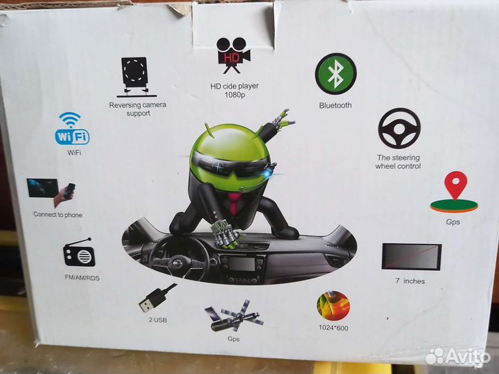 Магнитола 2 din android для toyota