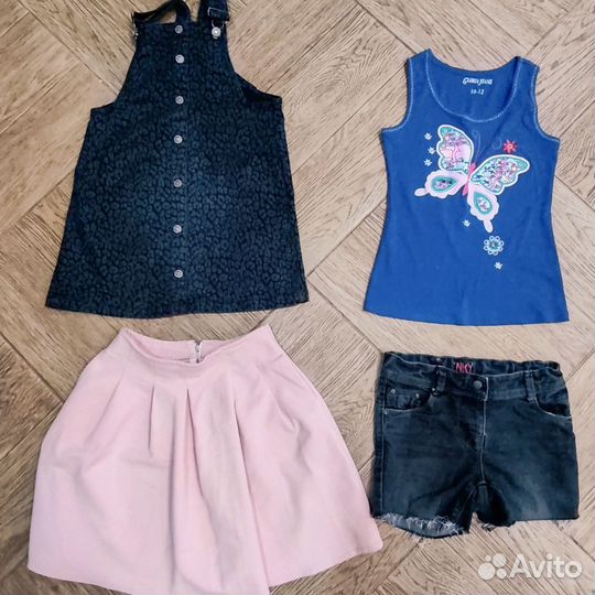 Вещи пакетом на девочку 134 140