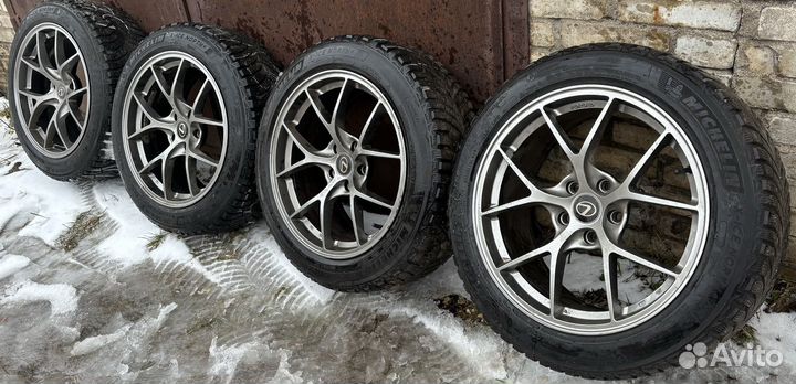 Колеса r18 lexus225/50 michelin зима диски 5 114.3