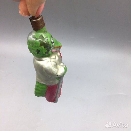 Елочная игрушка СССР крокодил