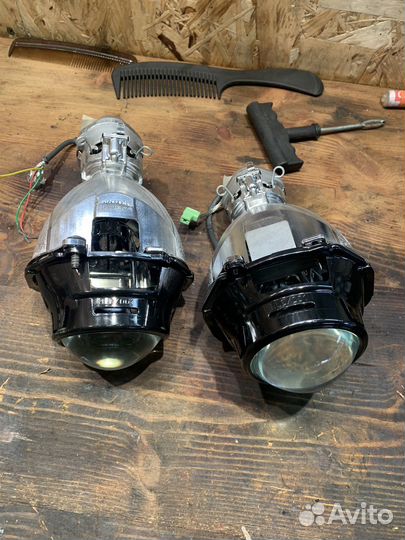 Линзы ксенон,Лампы, asx 4008 C-Crosser+рамки