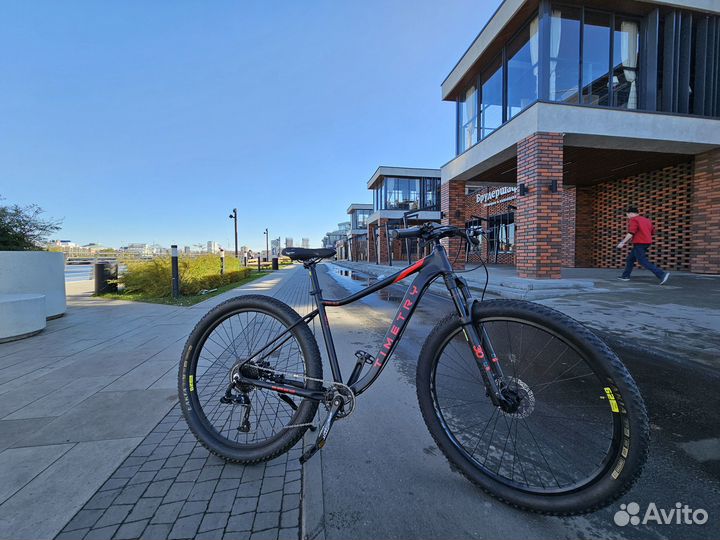 Велосипед timetry черно-красный