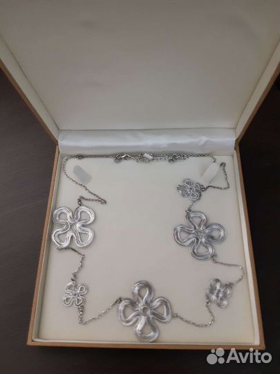 Колье серебро 925