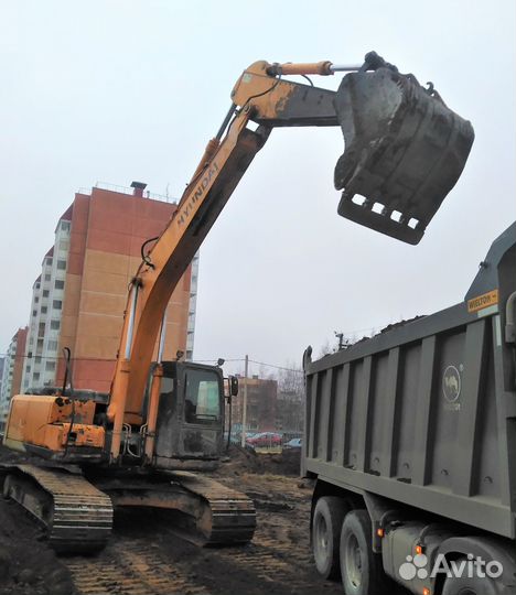 Услуги болотного экскаватора