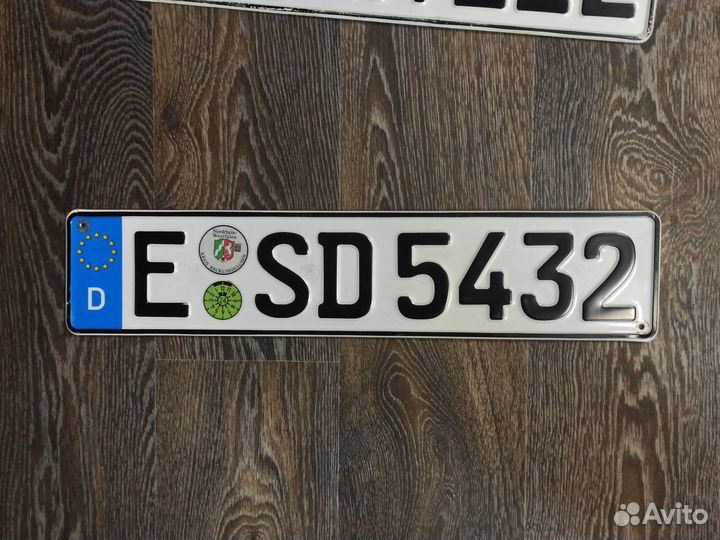 Автомобильные номера Германия Евросоюз