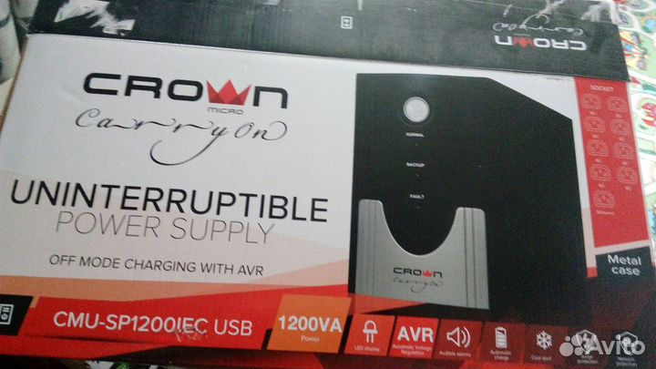 Ибп Crown CMU-SP1200IEC USB