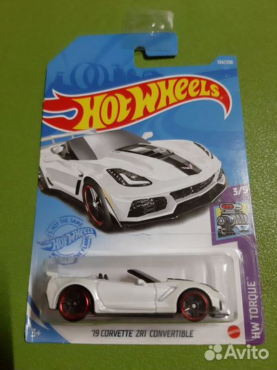 Hot wheels 19 corvette zr1 convertible