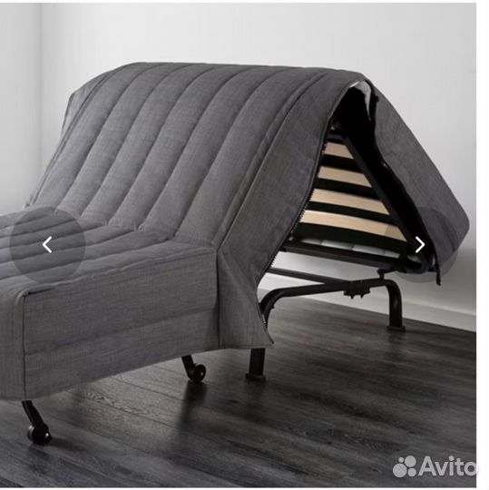 Чехол на кресло-кровать икеа Ликселе новый