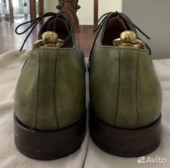 Santoni туфли мужские, ручная работа. Оригинал