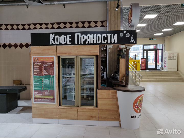 Торговый остров с техникой (кофе с собой) 8м2