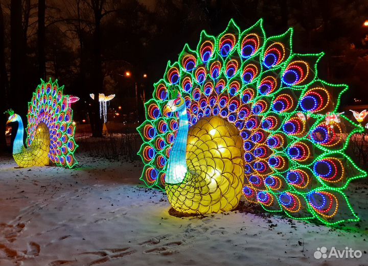 Светодиодные фигуры уличные
