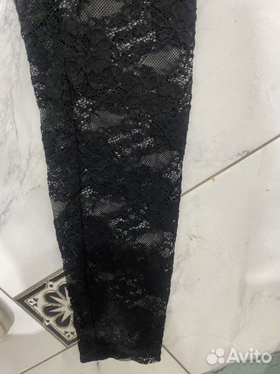 Брюки гепюровые, ажурные