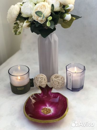 Гранат (подстаканник и пиала)