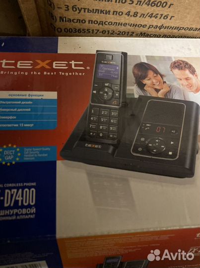 Радиотелефон texet
