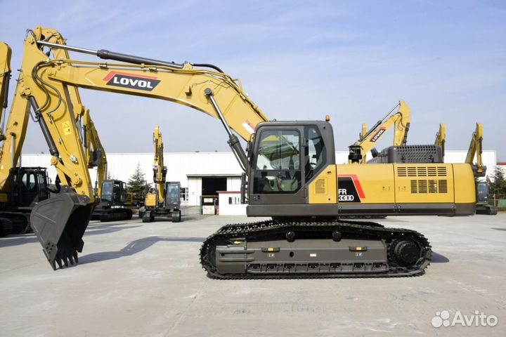 Гусеничный экскаватор Lovol FR330D, 2024