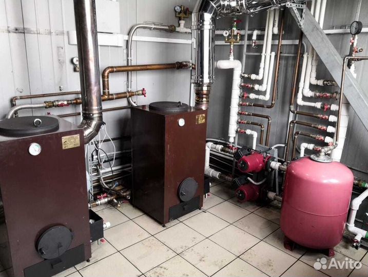 Котел на отработке