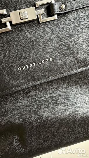 Кожаная сумка Guess luxe