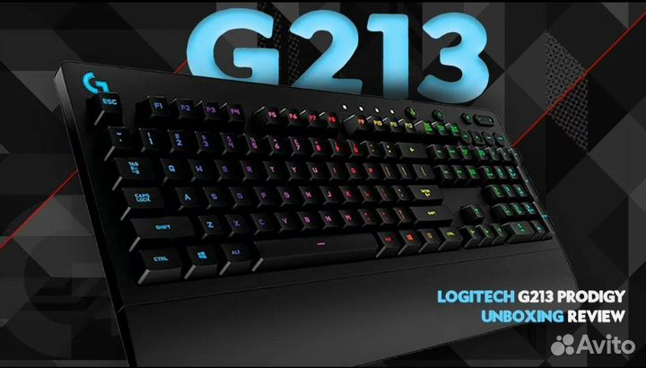 Мембранная клавиатура logitech g 213
