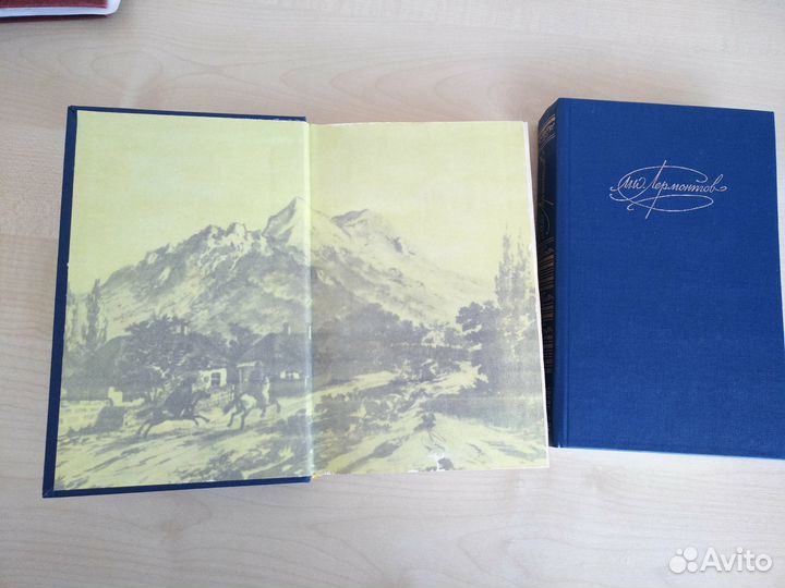 Книги Лермонтов 2 тома