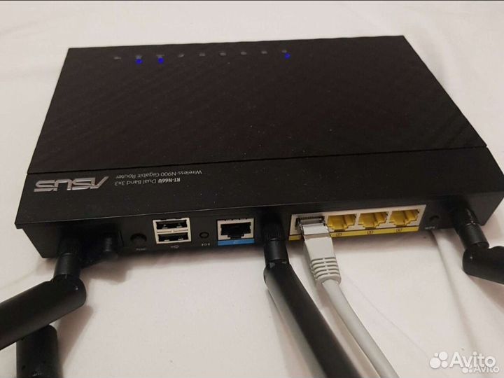 Wifi роутер Asus RT-N66U Gigabit 2.4, 5Ггц + 4G