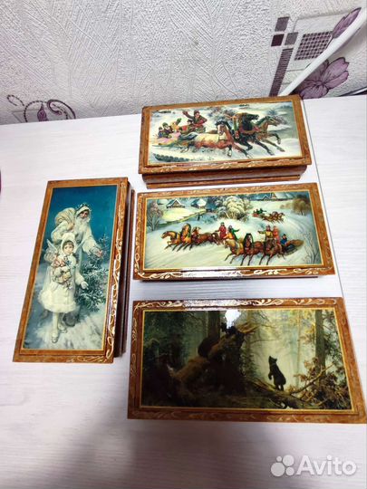 Шкатулки из дерева