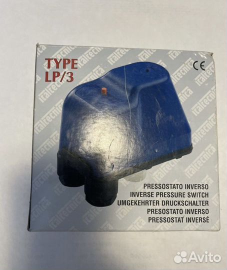 Реле защиты по сухому ходу LP3 Italtecnica