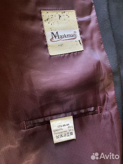 Пиджак мужской черный классический