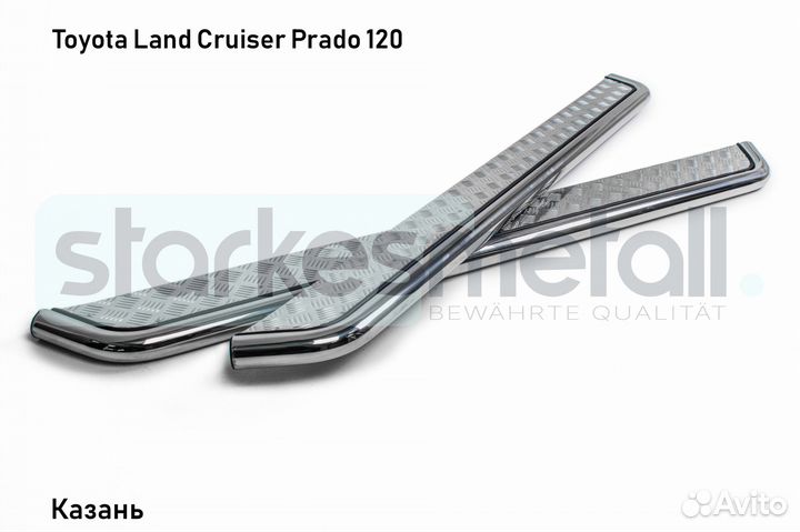 Пороги подножки Toyota Land Cruiser Prado 120 TOR