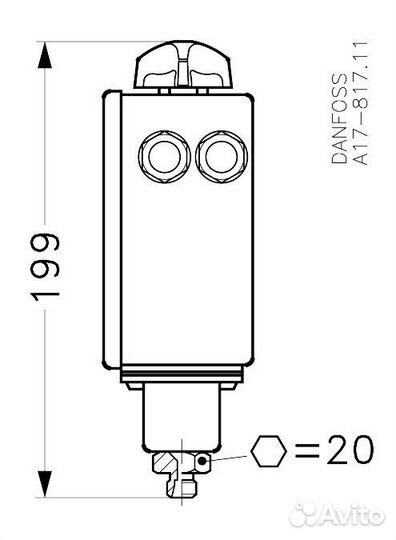 Danfoss 017-500166 - RT 1A Реле давления