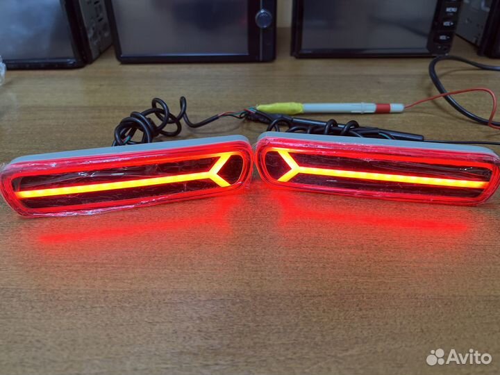 LED Катафоты бампера Toyota LCruiser 100 стрелка