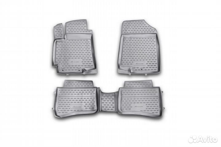 Коврики в салон kia rio, 2011-2014, 2014, 4 шт. (п