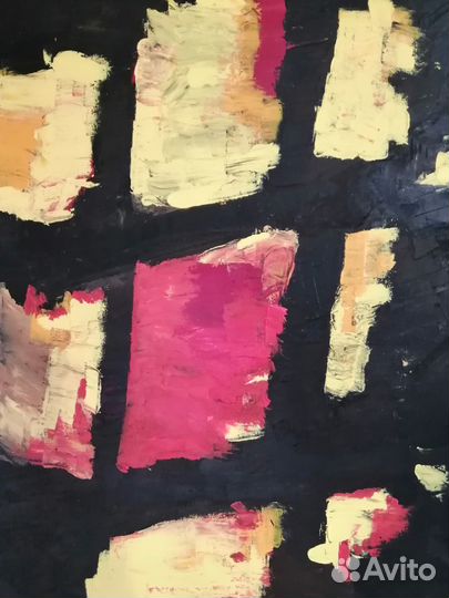 Картина маслом на холсте, абстракция