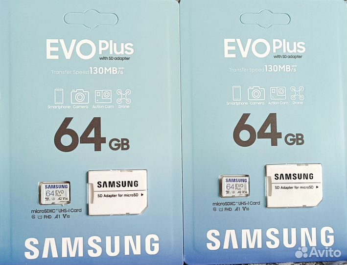 Карта памяти micro sd 64 gb