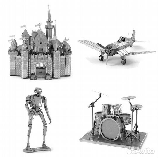 Металлический 3D пазл