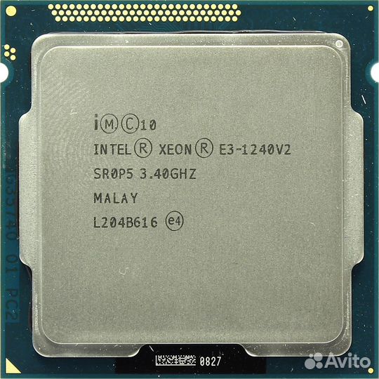Процессор Intel Xeon E3-1240v2 (Core i7-З770) 1155