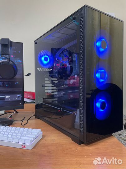 Игровой пк на кастомной воде i7\3070\16gb\256+500