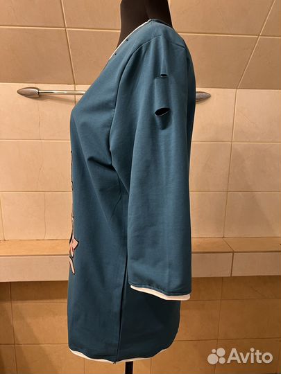 Новая хлопковая кофта/свитшот 48-50