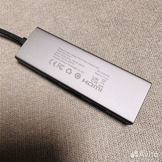 USB хаб type c Baseus